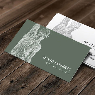Carte De Visite Chiropratique Chiropraticien Massage Spa Sage Gree