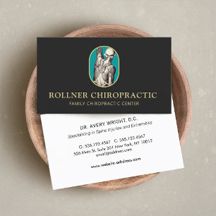 Carte De Visite Chiropratique Chiropraticien Massage Spa Thérapist