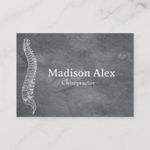 Carte De Visite Chiropratique Chiropraticien Massage Spa Thérapist