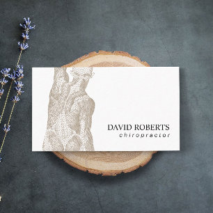Carte De Visite Chiropratique Chiropraticien Massage Thérapie