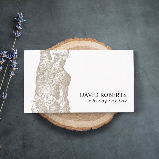 Carte De Visite Chiropratique Chiropraticien Massage Thérapie