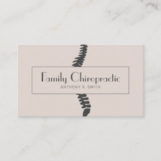Carte De Visite Chiropratique Chiropraticien Santé