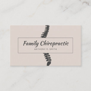 Carte De Visite Chiropratique Chiropraticien Santé