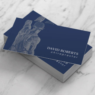 Carte De Visite Chiropratique Chiropraticien Thérapie de Massage M
