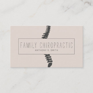Carte De Visite Chiropratique de la famille