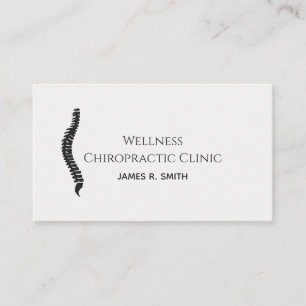 Carte De Visite Chiropratique Moderne Clinique De Chiropratique Sa