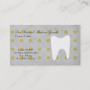 Carte de visite chirurgie dentaire dentiste