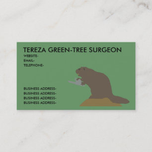 Carte De Visite Chirurgien d'arbre