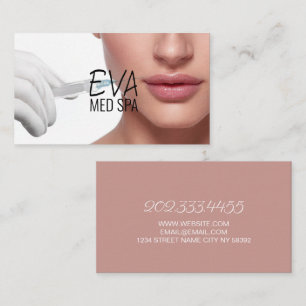 Carte De Visite Chirurgien plastique Médicale injecté