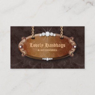 Carte De Visite Chocolat de peau de serpent de cuir de bourse de