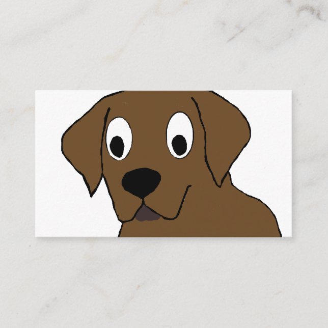 Carte De Visite chocolate (Devant)