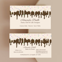 Chocolate & Vanilla Confetti Frosting Drip 