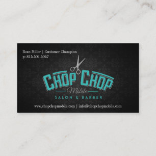 Carte De Visite Chop Chop Mobile   Salon & Barber 2
