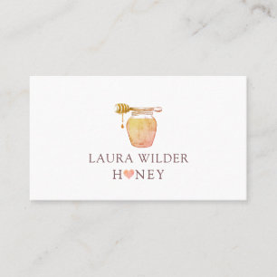 Carte De Visite Chou Et Aquarelle Cardiaque Logo Illustré