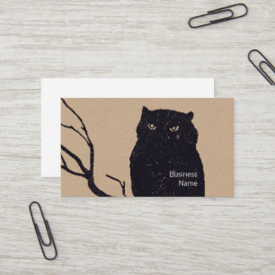 Carte De Visite Chouette dans une succursale