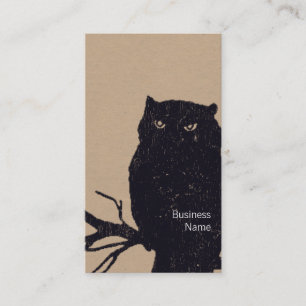 Carte De Visite Chouette d'une succursale