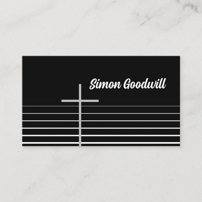 Carte de visite chrétien (Devant)