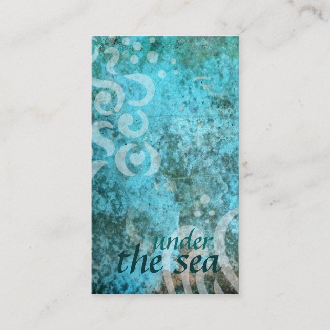 Carte De Visite CHROMATOGRAPHIE GAZEUSE | sous la mer (Devant)