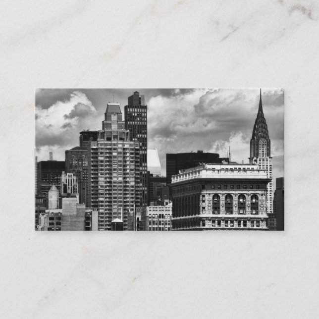Carte De Visite Chrysler construisant, bâtiment de Flatiron, (Devant)