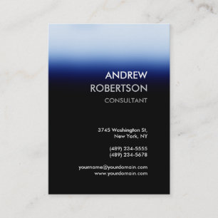 Carte de visite Chubby Dark Blue Black Manager