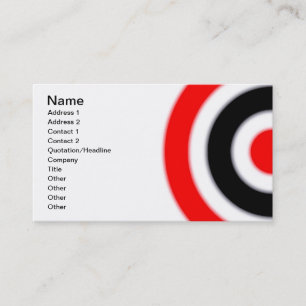 Carte De Visite Cible