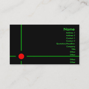 Carte de visite cible