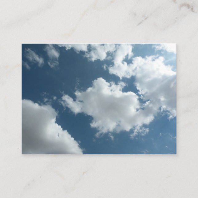 Carte De Visite Ciel (Devant)