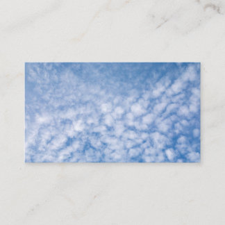 Carte De Visite Ciel bleu et nuages
