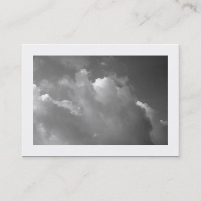 Carte De Visite Ciel du soir (frontière) (Devant)