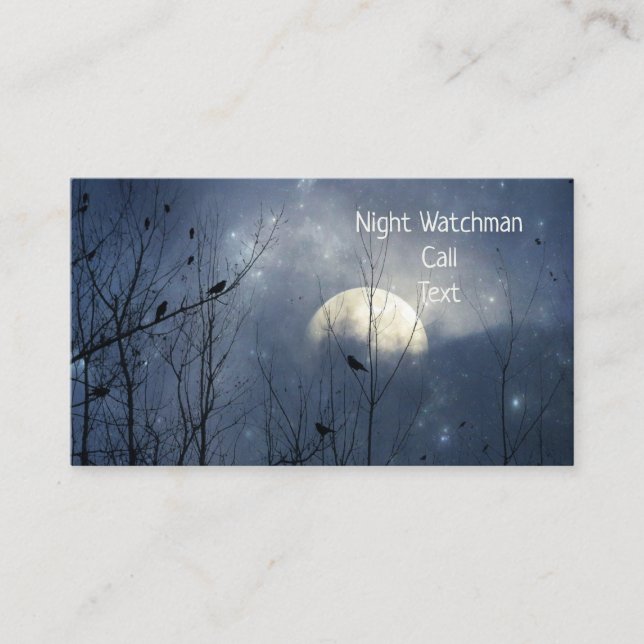 Carte De Visite Ciel nocturne étoilé (Devant)