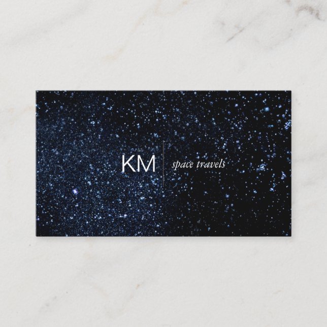 Carte De Visite Ciel nocturne | Étoiles (Devant)