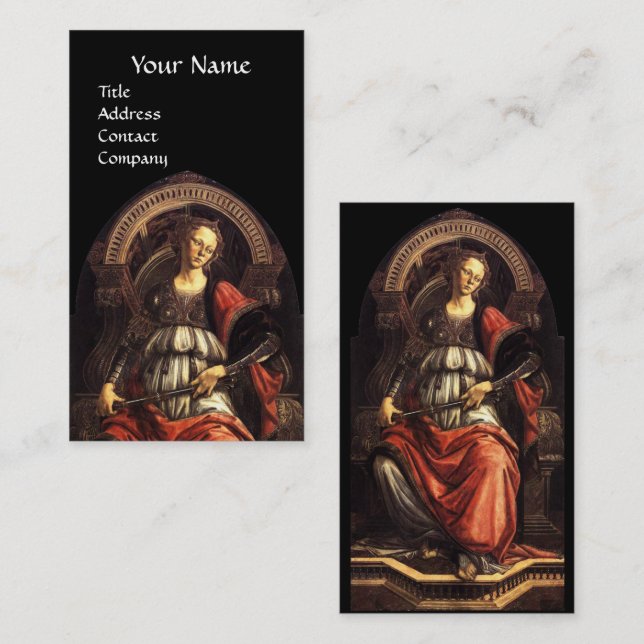 Carte De Visite CIOTS DE RENAISSANCE ANTIQUE 11 FORTITUDE Black (Devant / Derrière)
