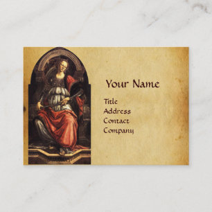 CARTE DE VISITE CIOTS DE RENAISSANCE ANTIQUE 11 PARCHEMENT FORTITU