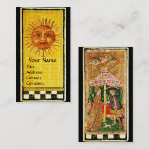 CARTE DE VISITE CIOTS DE RENAISSANCE ANTIQUE /LE SOLEIL ET LES AMO
