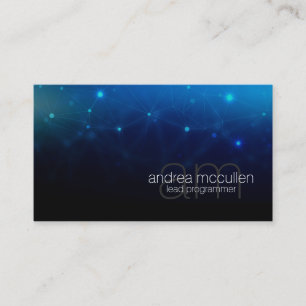 Carte De Visite Circuits Monogram Programmer Ingénieur technique