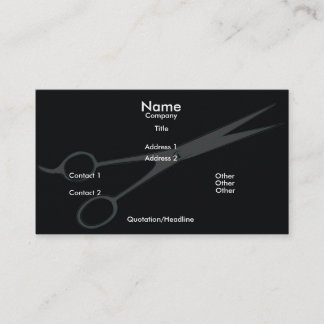Carte De Visite Ciseaux