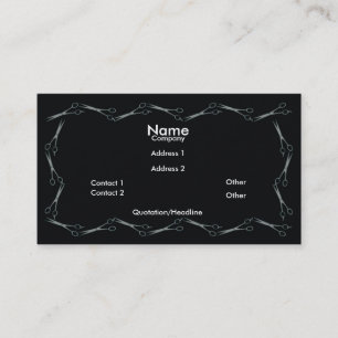 Carte De Visite Ciseaux