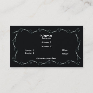 Carte De Visite Ciseaux