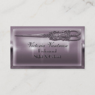 Carte De Visite Ciseaux 3,5" de vanité de Sweedlepiper x 2"