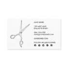 Ciseaux de cheveux Styliste Fleurs sauvages élégan