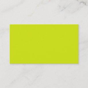 Carte De Visite Citron amer (couleur unie)