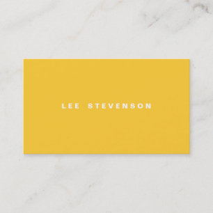 Carte de visite clair jaune clair