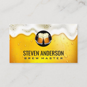 Carte De Visite Clanchement de grenades   Froth de bière