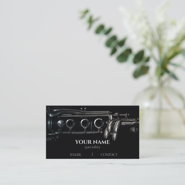 Carte De Visite Clarinet (Debout devant)