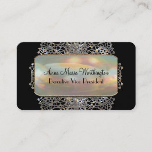 Carte De Visite Classe aristocratique 3,5" élégant chic x 2"