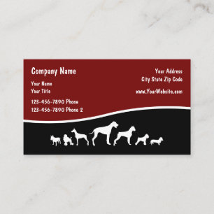 Carte De Visite Classe D'Entraînement Et D'Obéissance Des Chiens M
