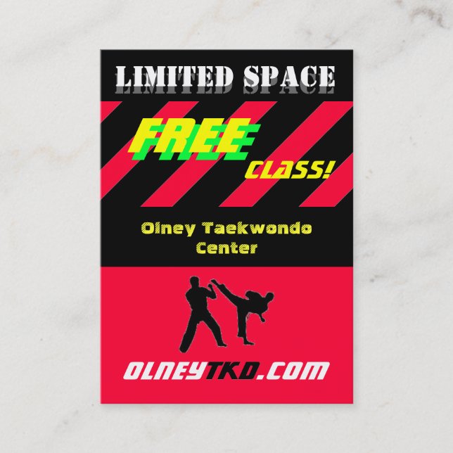 Carte De Visite Classe libre (Devant)