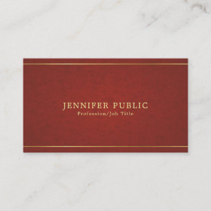 Carte De Visite Classé professionnel finition en perle ordinaire L