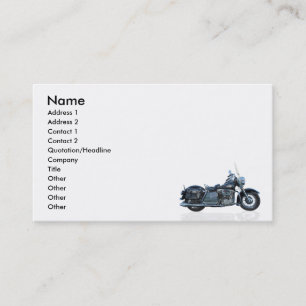 Carte De Visite Classique américain