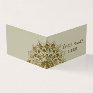 Carte De Visite Classique Mandala Inde Style 4